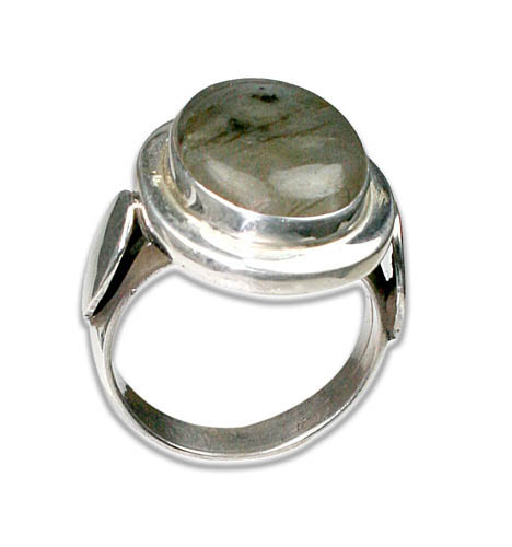 Design 8671: green labradorite rings