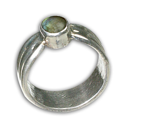 Design 8679: green,gray labradorite rings