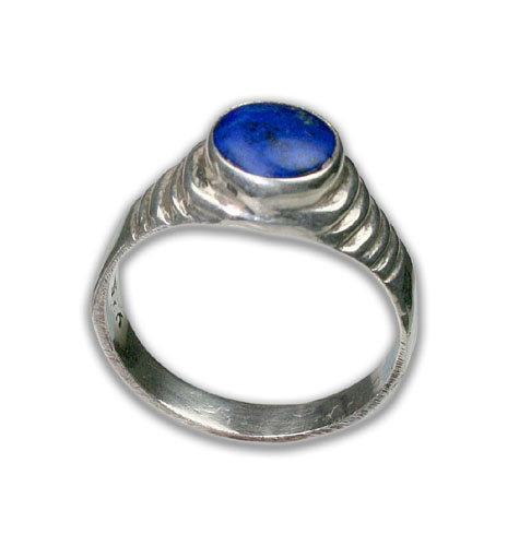 Design 8693: blue lapis lazuli rings