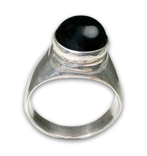 Design 8705: black onyx rings