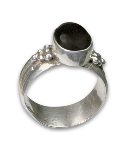 Design 8708: black onyx rings