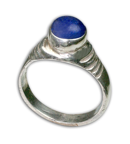 Design 8724: blue lapis lazuli rings
