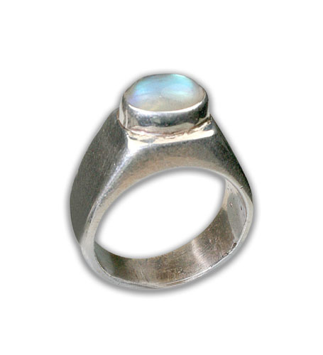 Design 8728: white moonstone rings
