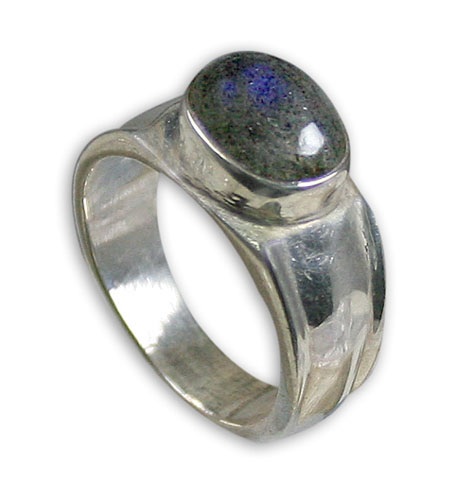Design 8730: blue,green labradorite rings