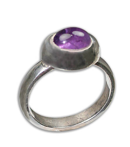 Design 8745: Purple amethyst rings