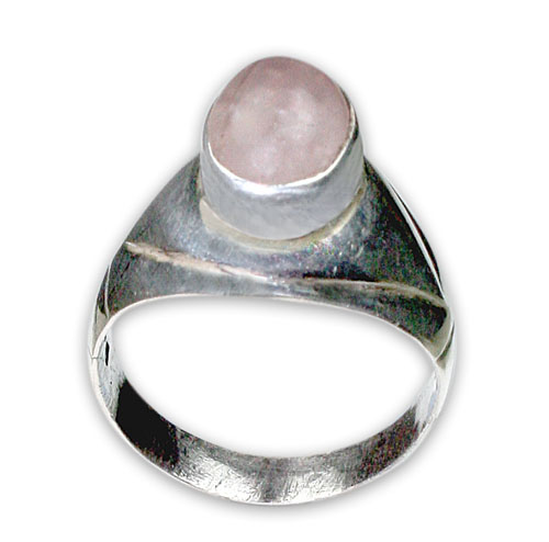 Design 8777: pink rose quartz rings