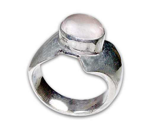 Design 8783: pink rose quartz rings