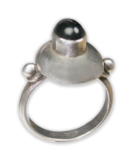 Design 8793: Black onyx rings