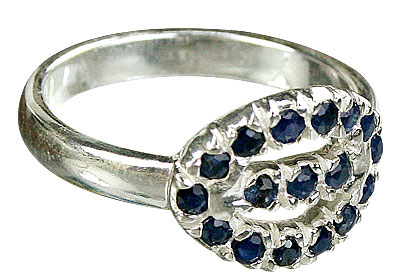 Design 8970: blue sapphire contemporary rings