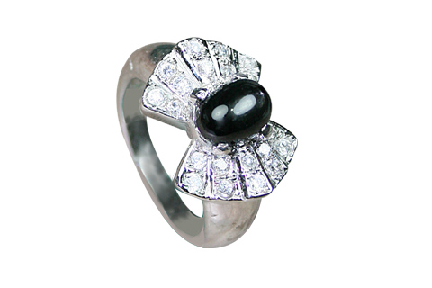 Design 8982: black onyx rings