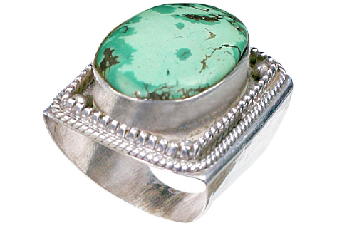 Design 9040: green turquoise american-southwest rings