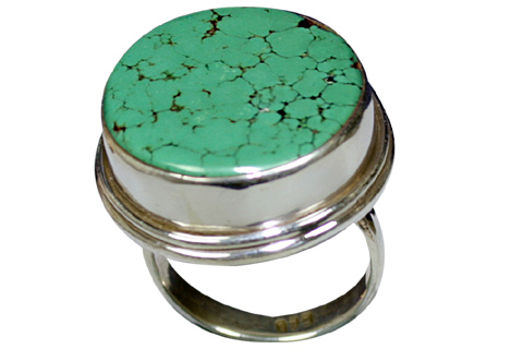 Design 9042: green turquoise american-southwest, mens rings