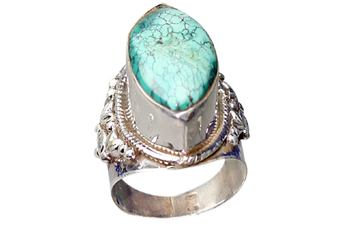 Design 9045: green turquoise american-southwest, mens rings