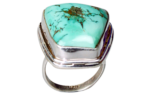 Design 9051: green turquoise american-southwest, mens rings