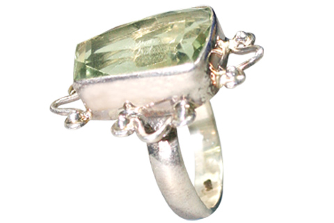 Design 9179: green green amethyst rings