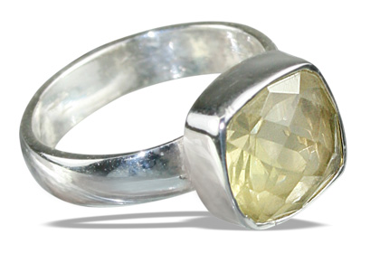 Design 9200: yellow lemon quartz rings