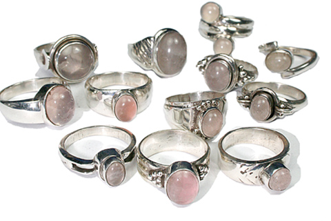 Design 9317: pink bulk lots rings