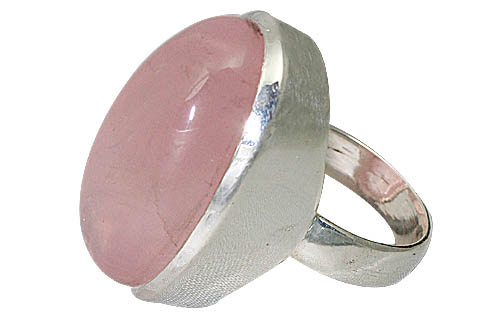 Design 9972: pink rose quartz rings
