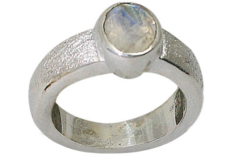 Design 9974: white moonstone rings